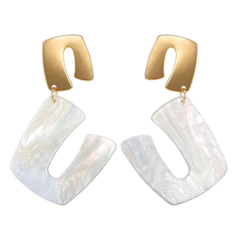 

Fashion jewelry Acrylic earrings wholesale customized MOQ 120 pairs delivery time about 20 days