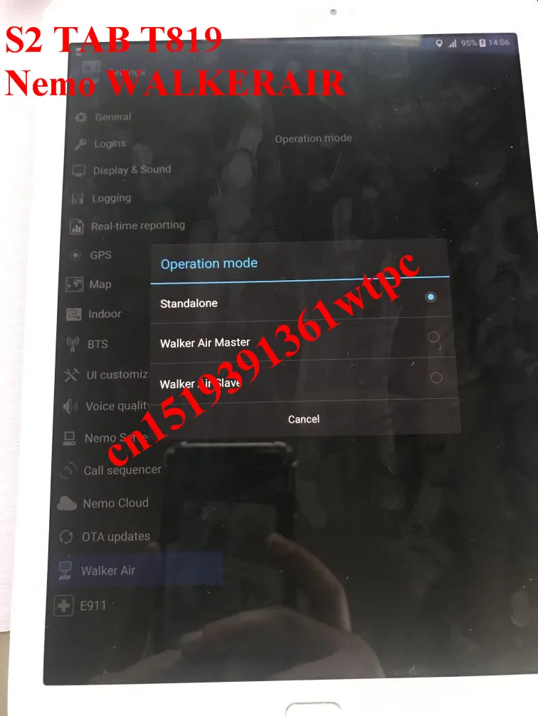 dhl+ s2 Таблица 9," T819 с Nemo walkter air handy, поддержка Walker тестирование+ lte/gsm/wcdma тестирование