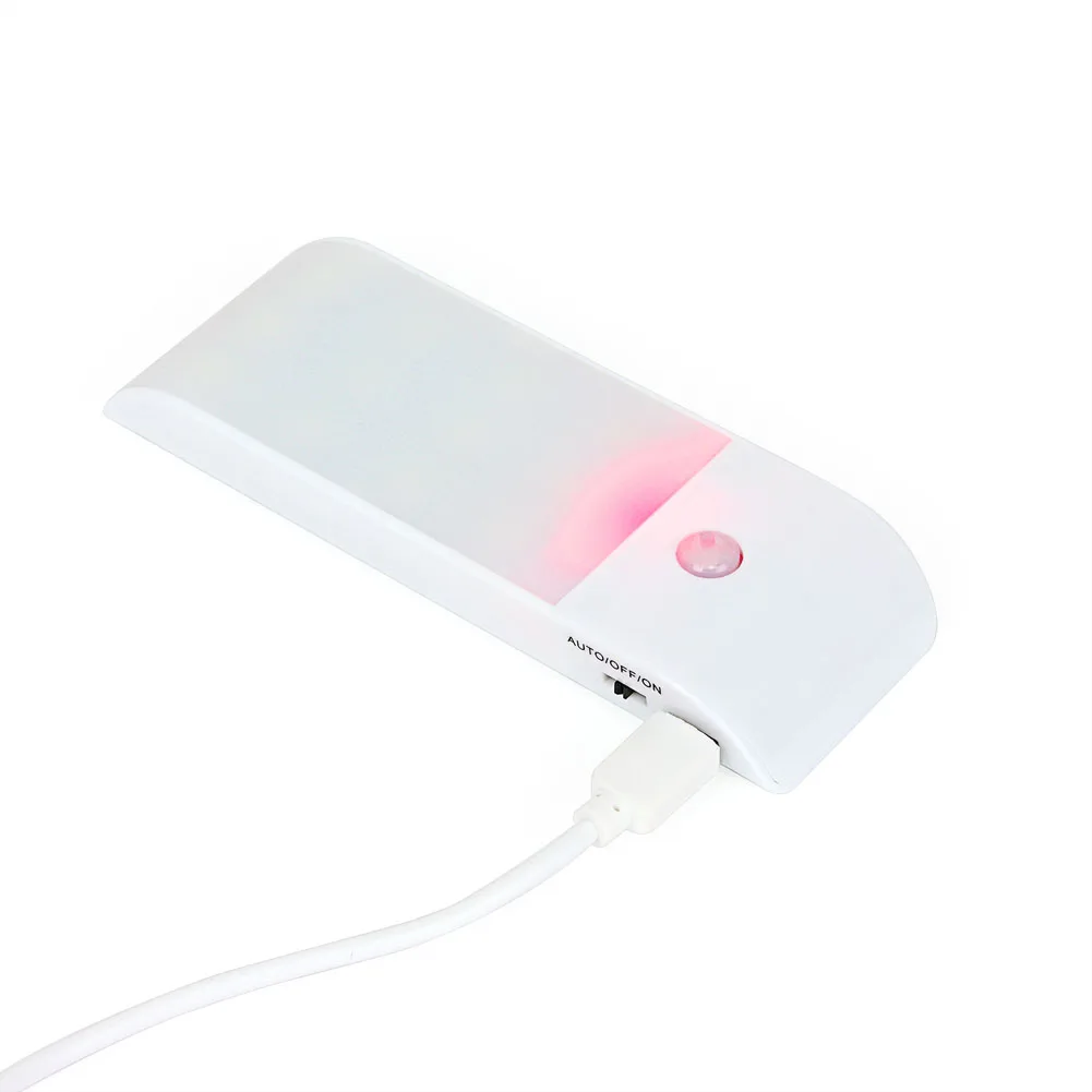 

Motion Sensor LED Night Light 12 LEDs Magnetic Strip Stick-on Wardrobe Cabinet Cupboard Lighting PAK55
