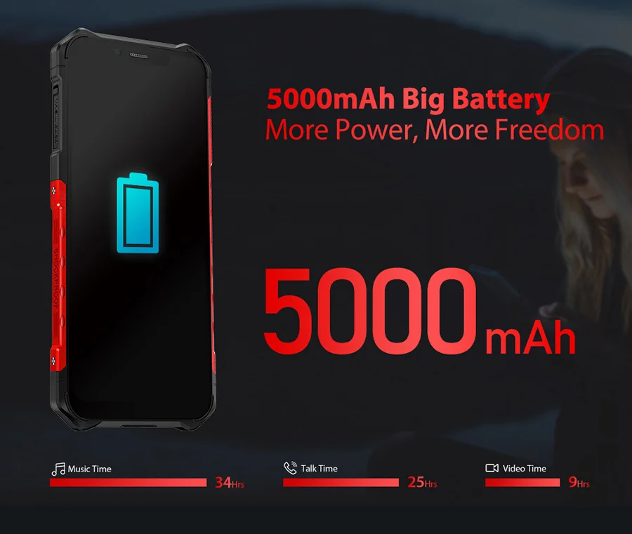 Ulefone Armor 6S 6," Helio P70 Android 9,0 6 ГБ 128 ГБ смартфон беспроводной зарядки 16 МП Восьмиядерный NFC OTG прочный мобильный телефон