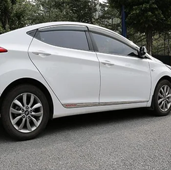 

Car styling stainless steel car side body trim 4pcs for Hyundai Elantra 2012 2013 2014 2015