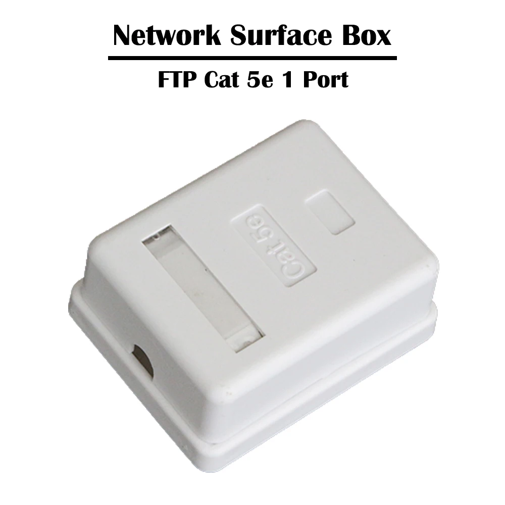 5 шт. 1 Порты и разъёмы UTP/FTP Cat 6/Cat 5e сетевой поверхностного монтажа коробка