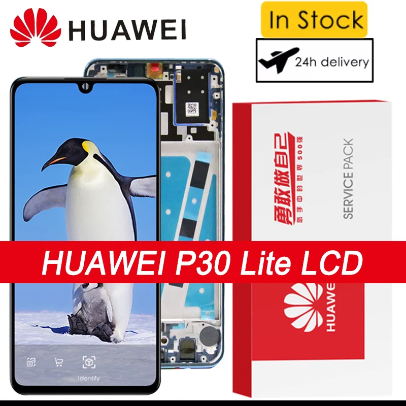 100% Оригинальный 6 15 ''дисплей с рамкой для Huawei P30 Lite MAR-LX1 LX2 AL01 ЖК сенсорный