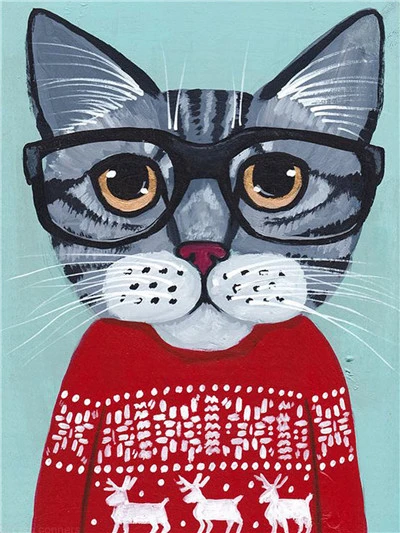 

DIY Diamond Painting Cartoon Animal Cat Full Animal Dog And Cat Embroidery Sale Diamond Stitch Picture Home Decoration