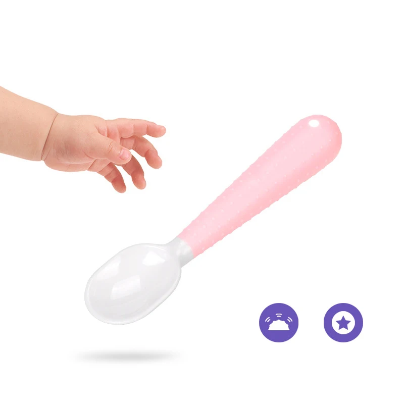 New Style Baby Spork Set Feeding Creative Baby Spoon Fork Tableware Set Children's Training Spoon Fork
