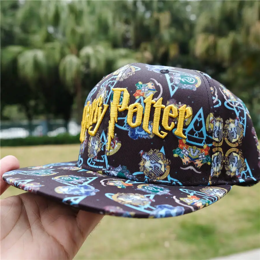 Шляпа для косплея с логотипом «House of Slytherin Gryffindor», модная Мужская/Женская бейсболка с вышивкой, регулируемая бейсболка в стиле хип-хоп