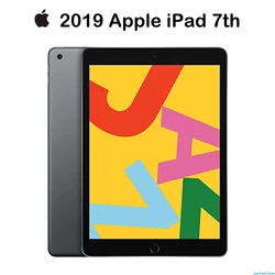 Nouvel IPad D'apple 2019 IPad 7 (7th Génération) (10.2 pouces, 128 GO) Gris Sidéral (Modèle Précédent) ﻿ A10 Fusion Puce 