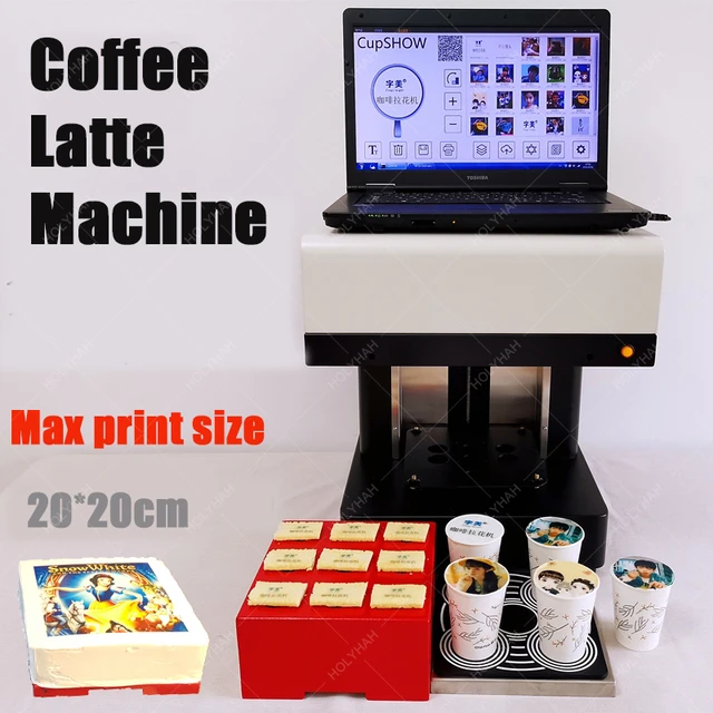 OYfame Coffee Printer Cake Printer Coffee Printing Machine With Macaron  Holder For Jelly Coffee Cappuccino Macaron Printing - Price history &  Review, AliExpress Seller - Inkjet Store