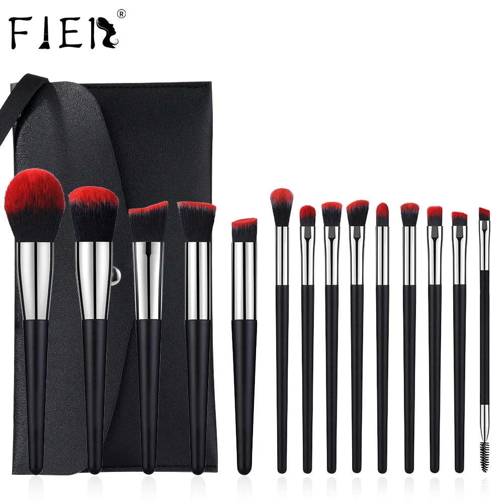 FJER 14Pcs Makeup Brushes Set Eye Shadow Loose Powder Foundation Brush Full Set Of Soft Makeup Tools brochas maquillaje