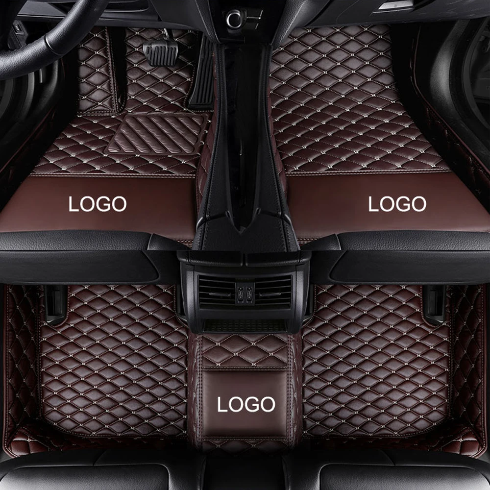 

Car floor mats with Logo/Brand Logo made for Nissan Rouge X-trail T31 T32 Murano anti slip case car-styling carpet rugs liners (