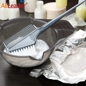 

Alileader Cheaper Hair Dye Bowl Salon Hair Dying Tool 1Pcs Grey Black Dye Bowl Non-Slip Hairs Dying Mixing Bowls Coloring Tools