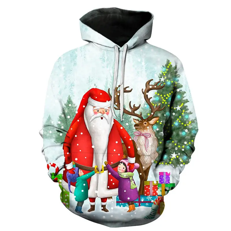 Осенние тонкие женские толстовки с капюшоном Merry Christmas 3D печать полный рукав толстовки Топы повседневные женские Снежинки Снеговик подарочные пуловеры уличная одежда