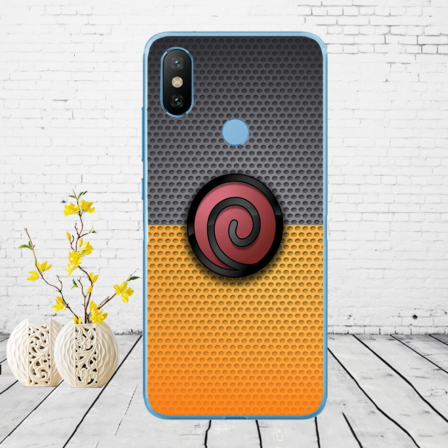 Мягкий силиконовый чехол 168DD Naruto Akatsuki Clan Cloud Symbol для Xiao mi Red mi 6 6a mi 8 a2 lite note 5 6 pro 7