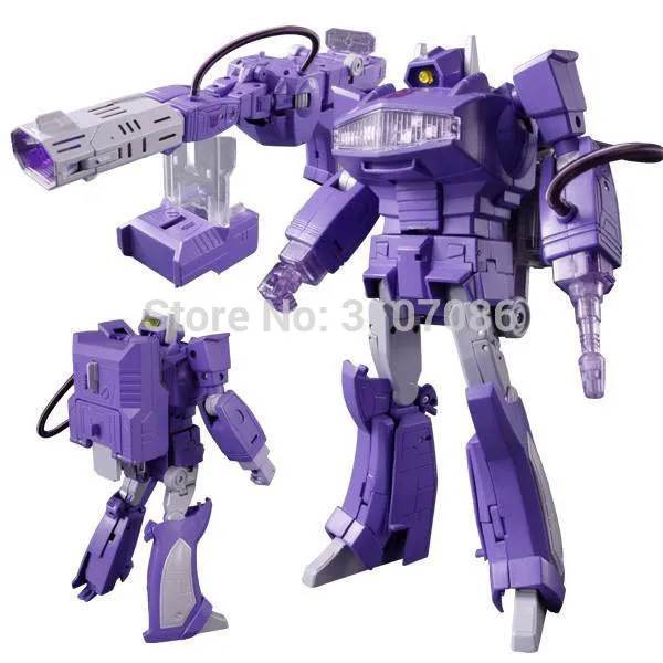 G1 Shockwave MasterPiece с светильник трансформация MP-29 KO Коллекция фигурка Робот Игрушки