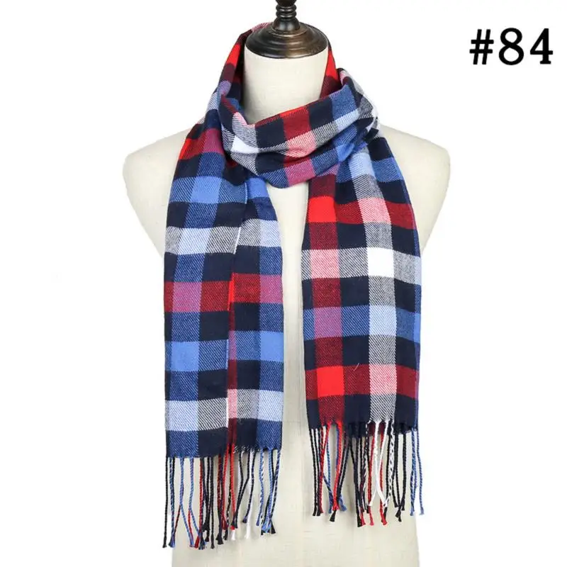 Роскошный дизайн Mannen Sjaal Foulard плед Sjaals пончо Повседневная зимняя Sjaals Mannelijke Bufandas Hombre - Цвет: 11