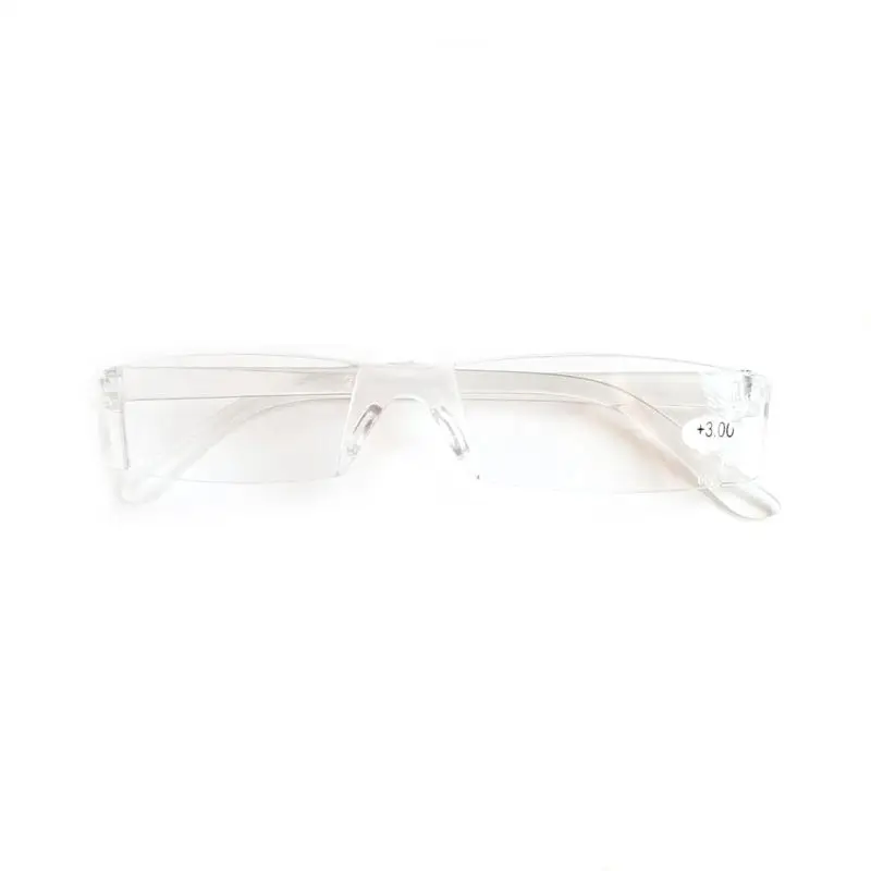 Men Women Clear Rimless Reading Glasses Resin Presbyopia Reader Eyeglasses Plastic Frame Gafas 1.0 2.0 to 4.0 005 | Аксессуары для