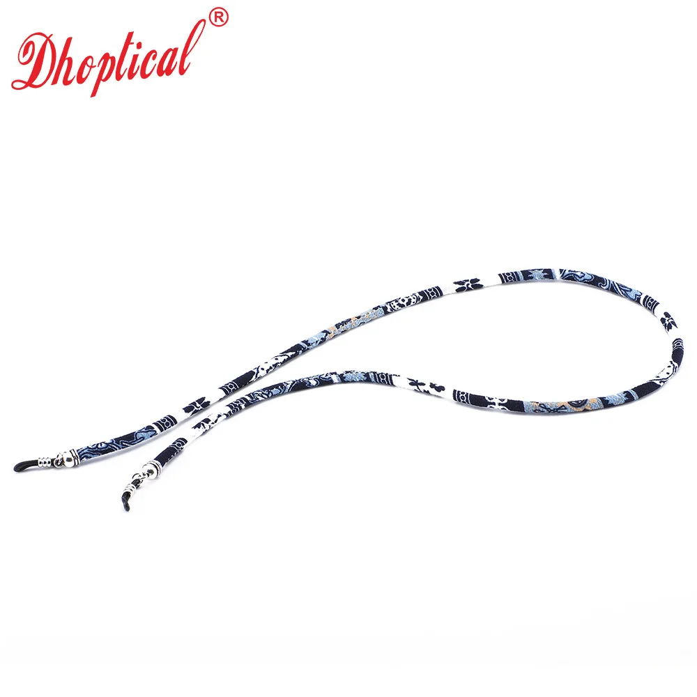 China traditional Blue And White Porcelain Series Sunglasses chains Fashion Unisex Reading Glasses String Cord Retainer Strap - Цвет: 4