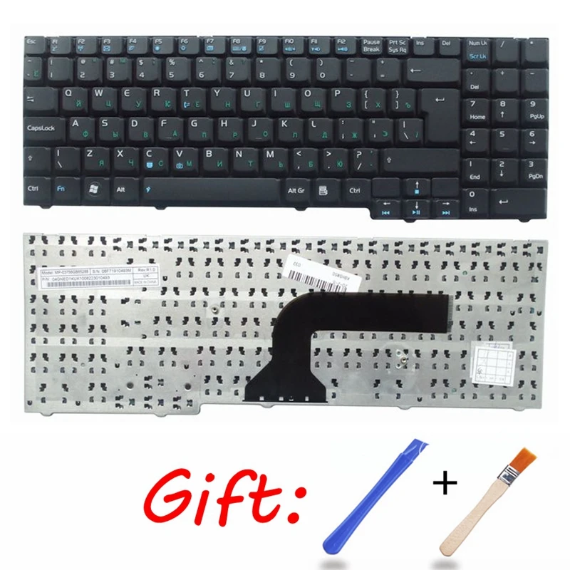 

RU Black New Russian laptop keyboard FOR ASUS M50 F7 G70 M50V X57 M70 G71 G2 G1P
