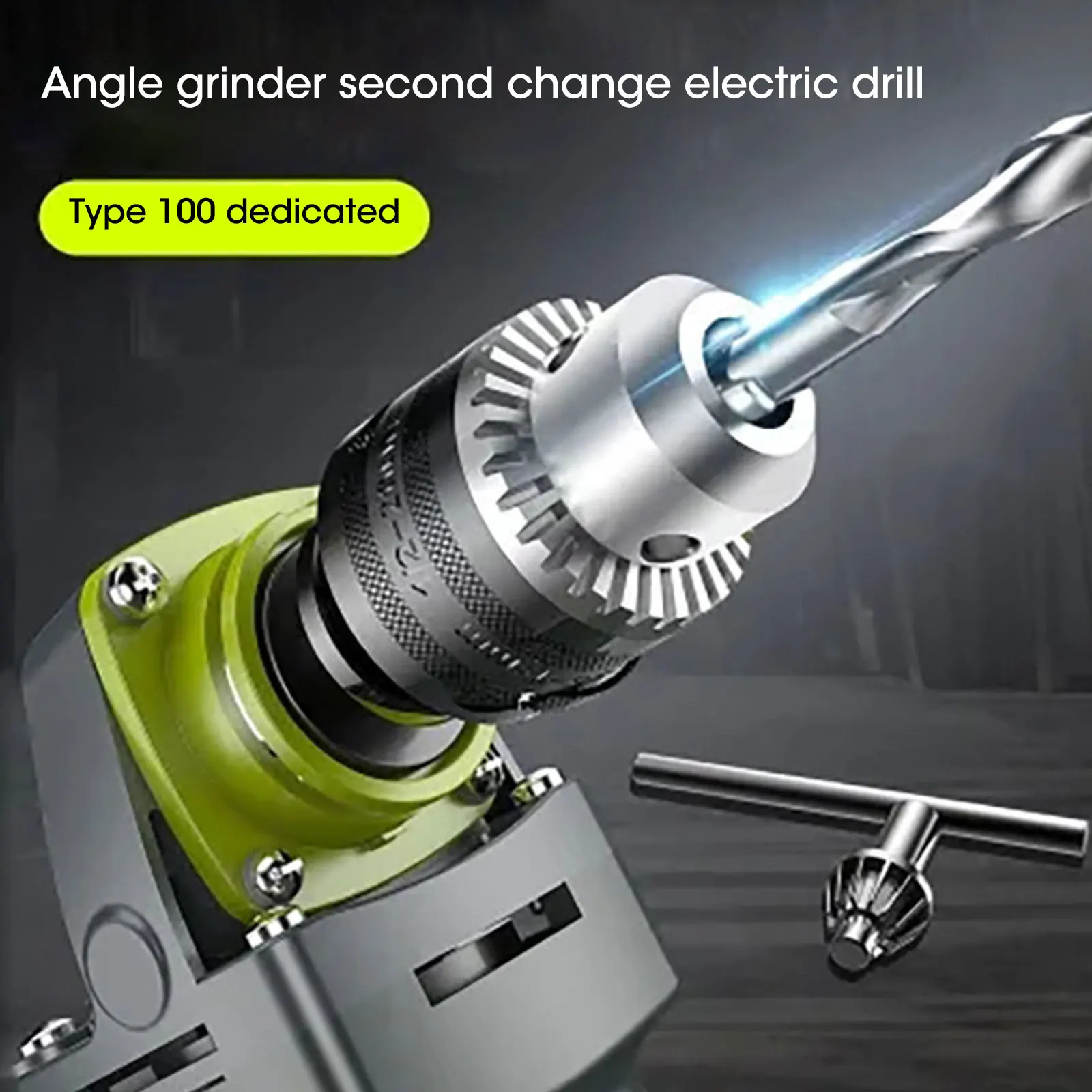 

10mm Angle Grinder Drill Chuck Convert Angle Grinder To Electric Drill Chuck Adapter Drill Tool Accessorie For Angle Grinder M10