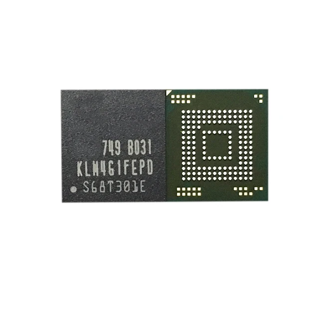 

Klm4g1fepd Storage Ic Font Library 4G 153Bga Mobile Phone Emmc Chip... Klm4g1fepd-B031