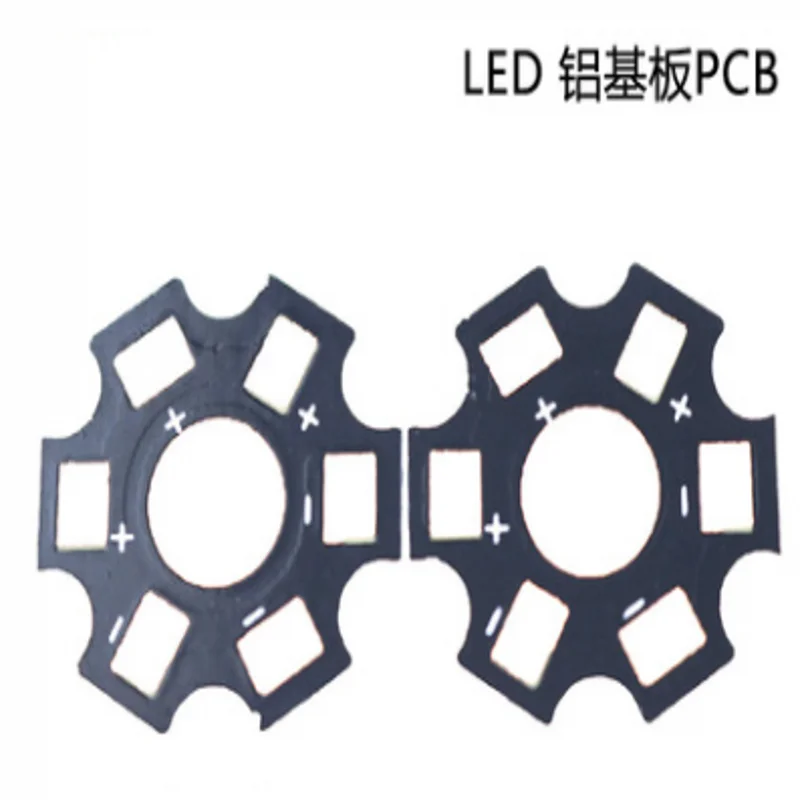 10pcs 1W 3W 5W Heat Sink LED Aluminum Base Plate PCB Board Substrate 20mm Star Kit DIY Cooling Heatsink for LED Bead Chips