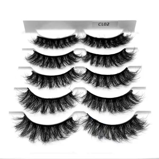 Pairs Multipack 3D Mink Lashes False Eyelashes Handmade Wispy Fluffy Long Lashes Natural Eye Makeup Tools Eye Lashes H13 E08