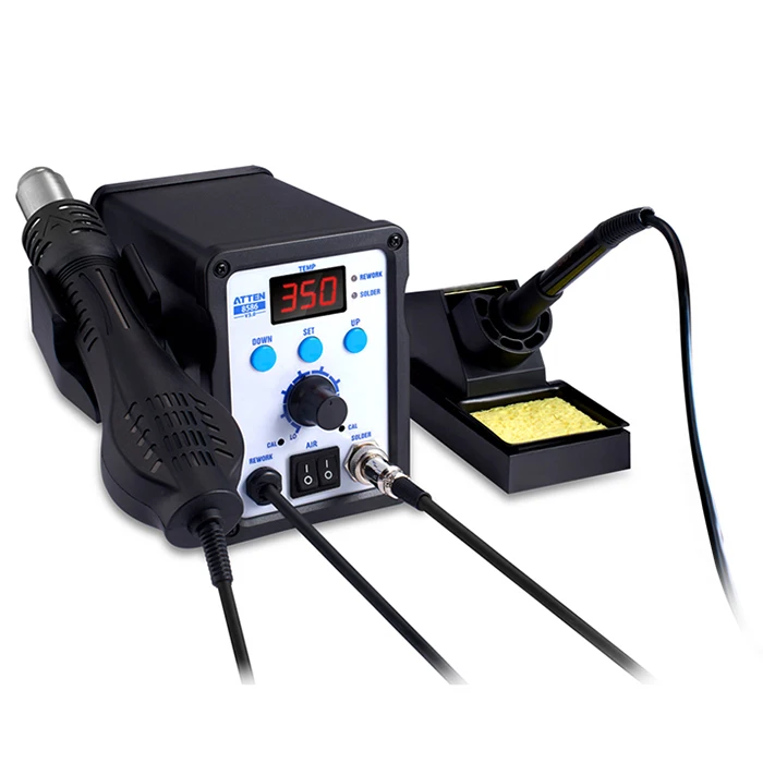 

ATTEN AT8586 2 In 1 Repair Station Lead-Free Soldering Desoldering Welding Station LED Screen Temperature And Status Display