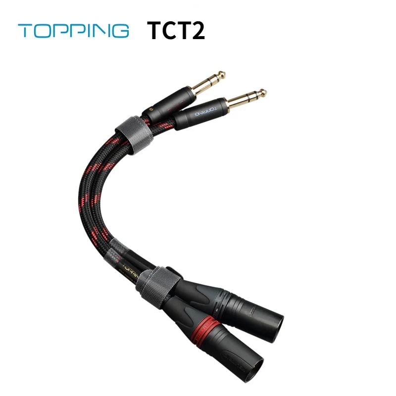 TOPPING TCT2 HIFI аудио кабель большой трехъядерный 6 35 революционный XLR Мужской