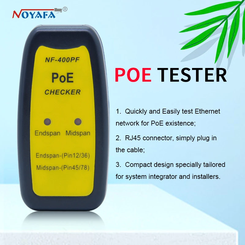 Power over POE Tester NF400PF The 802.3af/802.at PoE Tester