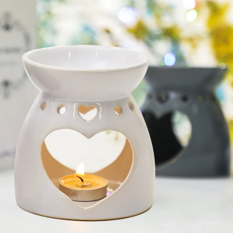 Ceramic Stove Candle Oil Burner Hollow Aromatherapy Stove Hollow Aromatherapy Essential Oil Creative Home Office Crafts