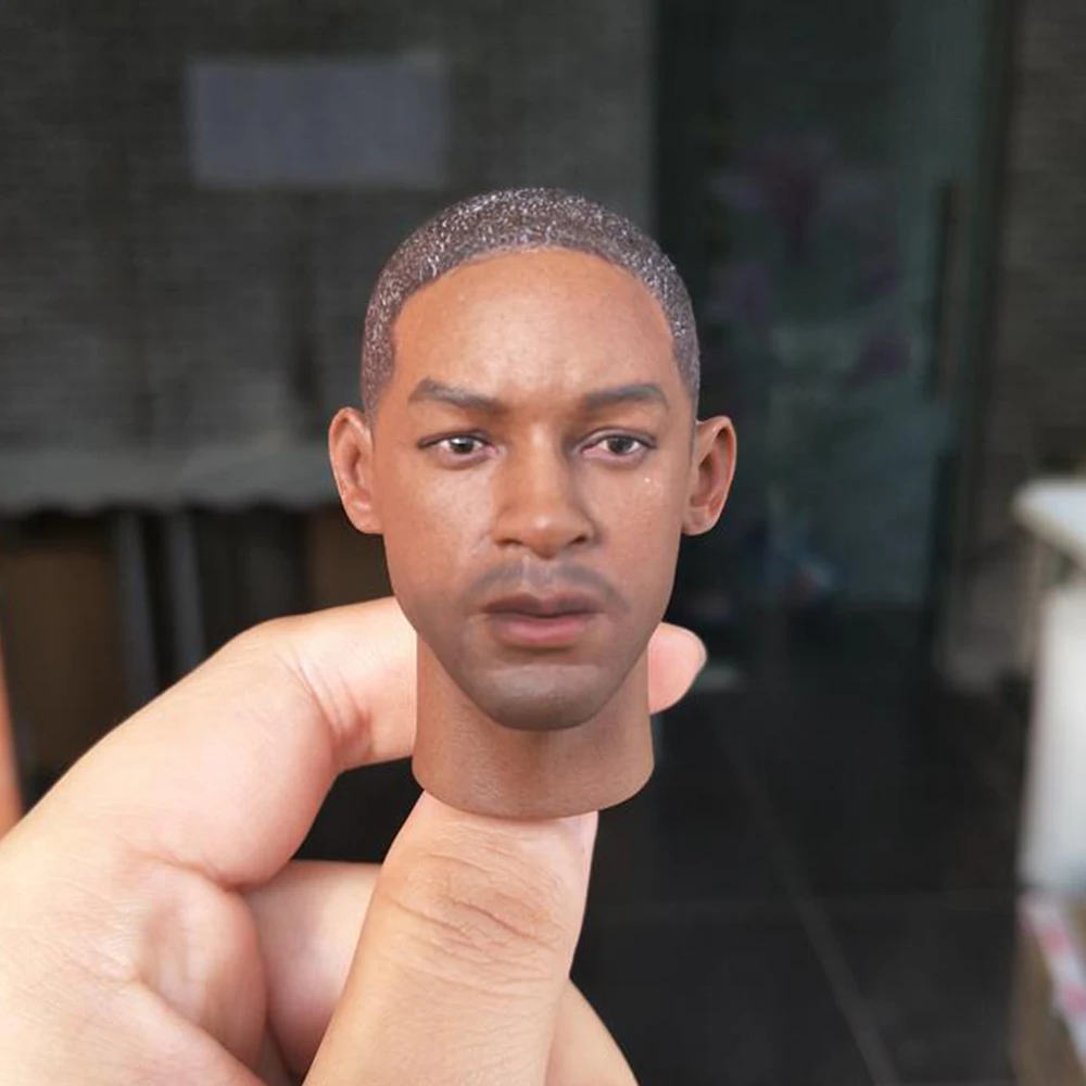 1/6 Soldier Black Head Carved Will Smith Model for 12 inch action figure | Игрушки и хобби