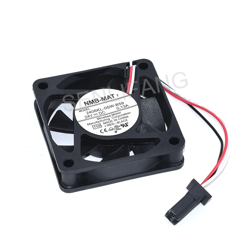 Новинка для NMB-MAT 2406KL-05W-B59 DC24V 0.13A 60*60*15 мм 3-контактный разъем преобразователь