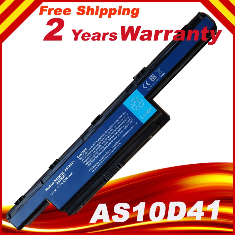 Аккумулятор для ноутбука Acer Aspire AS10D31 AS10D41 AS10D51 AS10D61 AS10D71 AS10D75 AS10D81 AS10G31 AS10D5E 5200 мАч
