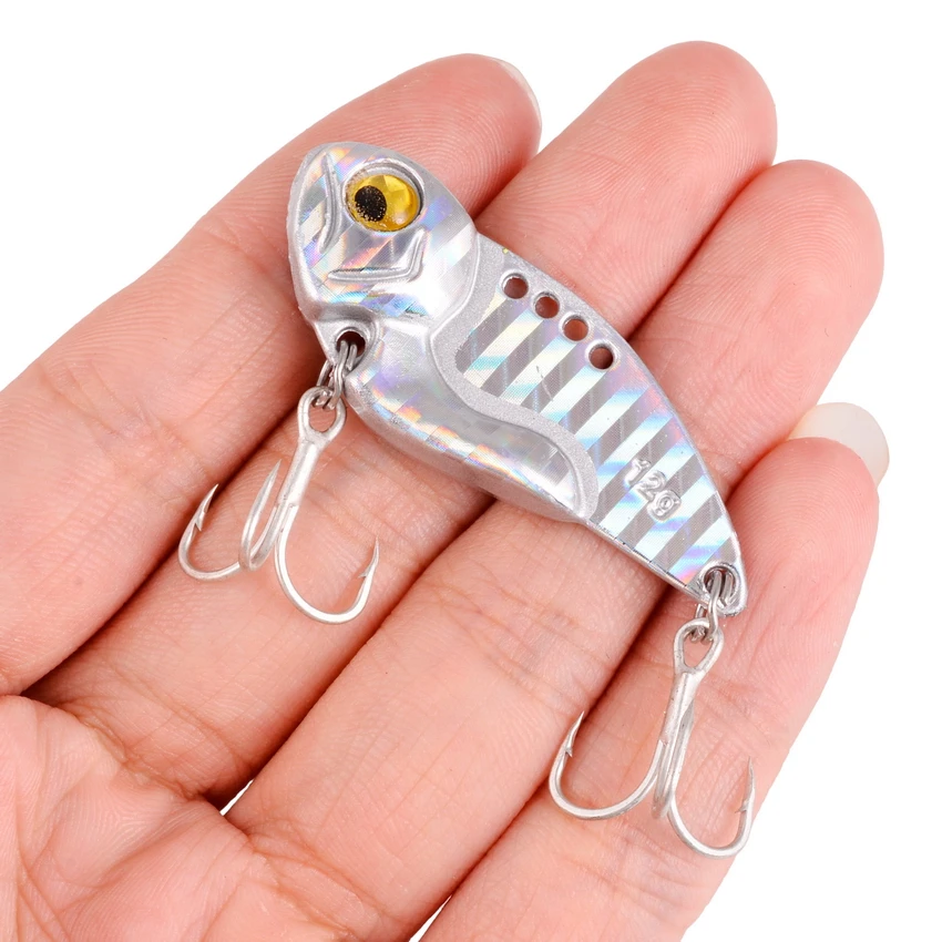 5pcs/box Metal VIB Fishing Lure 5g 7g 10g 12g 14g Vivid Vibrations Spoon  Lure Bass Artificial Hard Bait Cicada Lure VIB Bait