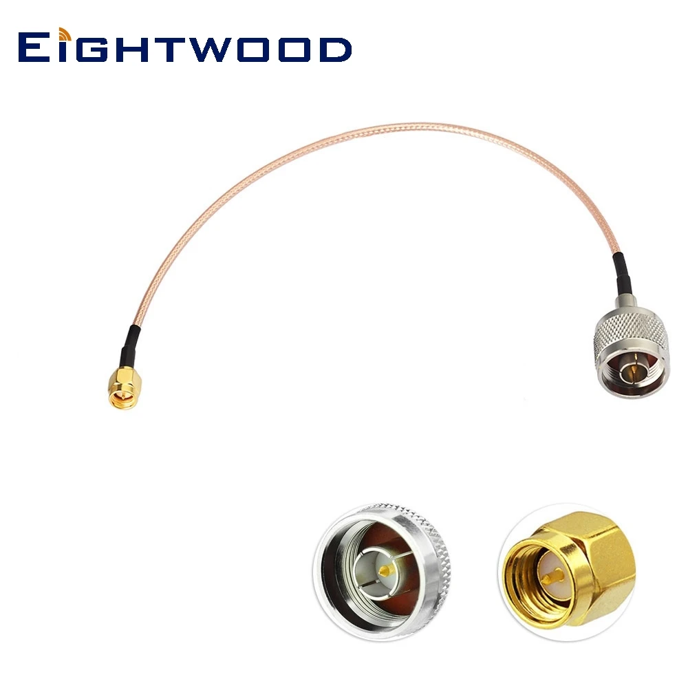 Cavo Coassiale Ightwood Maschio Di Tipo N A Sma Maschio Dritto Rg316 30Cm 12 "Per Sdrplay Rsp1/2/3 Hack Rf Rtl Sdr