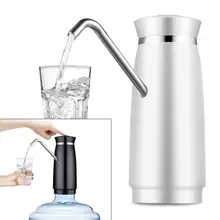 Портативный мини сенсорный беспроводной Перезаряжаемый Электрический водяной насос интеллектуальный насос с usb-кабелем и индикатором светильник