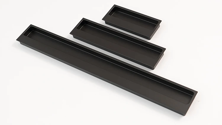 roupeiro, escondido deslizante maçanetas, preto e cinza, 15,75