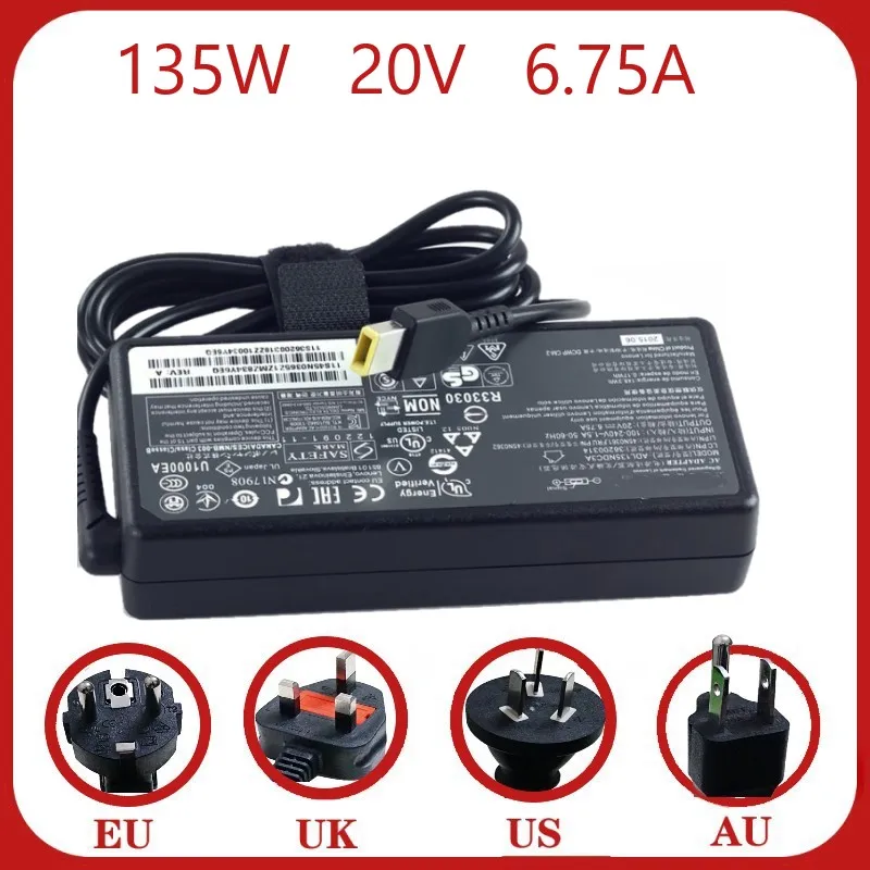 Зарядное устройство для ноутбука Lenovo IdeaPad Y50 ADL135NDC3A 135 45N0361 45N0501 70 40 t540p 36200605 Вт 20 в