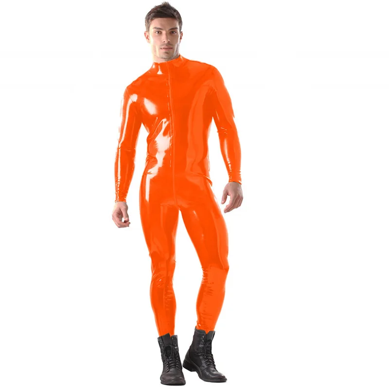 レザークロッチクラブウェア、ラテックスボディスーツ、PVC.キャット