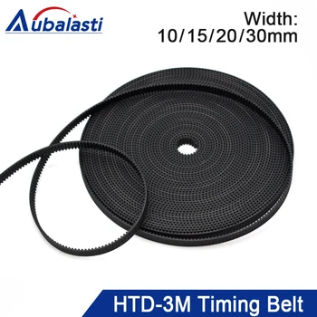 

HTD 3M Pitch Timing Belt Width 10 15 20 30mm Open-Ended Transmission Synchronous Belts For CO2 Laser Engraving Cutting Machine