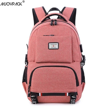 

USB Charging Port Laptop Backpack Lady School Backpacks Schoolbag For Teenagers Man Student Book Bag Boys Satchel Travel Bags