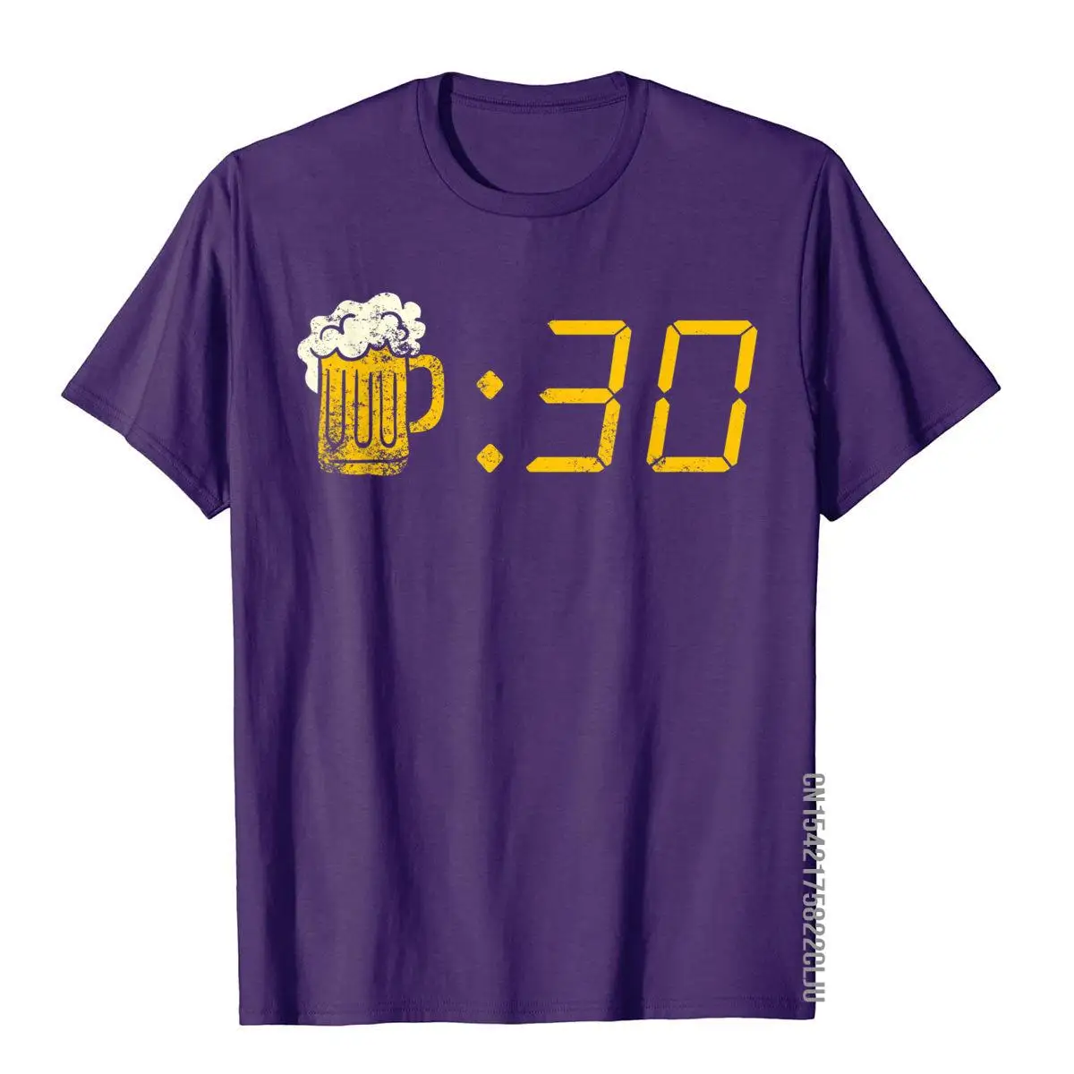 Beer Thirty. Funny Drinking Or Getting Drunk T-Shirt__97A3520purple