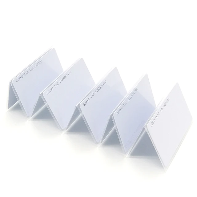100pcs RFID Card 125KHZ Smart Proximity  EM4100 TK4100 TAG ID Cards for Access Control Time Attendance 2