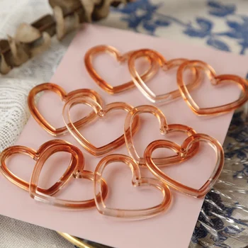 

Amber Halo Dyed Lovely Frame Japanese DIY Handmade Earrings Material Ornament Ear Stud Accessories Cute Ins Wind