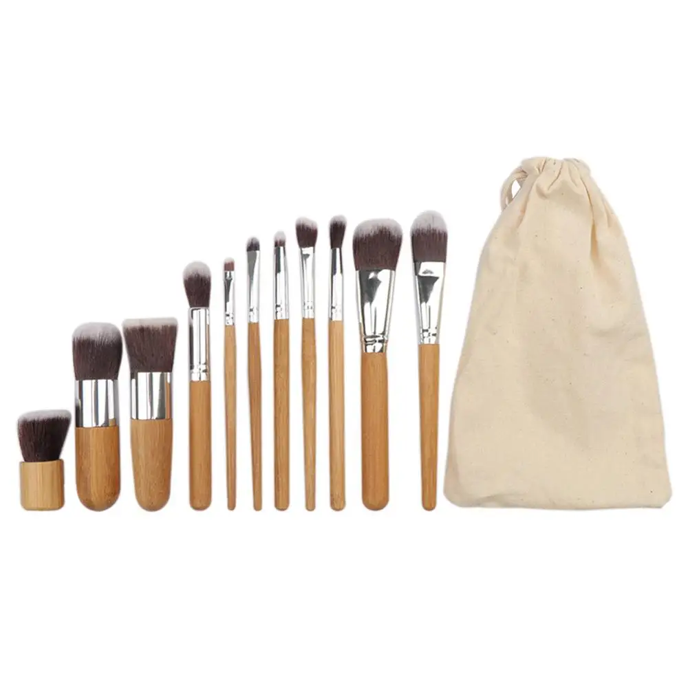 

11pcs Makeup Brushes set Professional Powder Foundation Eyeshadow Make Up Brushes Cosmetics Soft Synthetic Hair Beauty Tools
