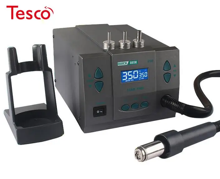 

Quick 861X Intelligent digital display 1300W High Power Heat Gun Rework Hot Air Gun Desoldering Station Soldering Station