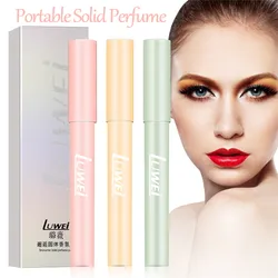 Portable Solid Perfume Stick Fragrances Solid Balm Long Lasting Aroma Deodorant Fragrance Body Antiperspirant for Women Men