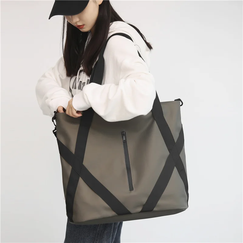 Waterproof Oxford Big Tote Bag for Women Fashion Simple Large Package Shopping Lady Handbag Anti-tear Leisure Woman Shoulder Bag