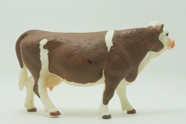 

Model Wild Animal Model Set Simmental Cows Plastic Emulate Toy