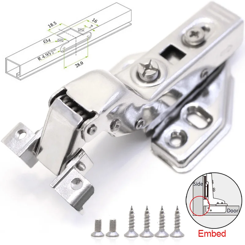 Versatile Metal Aluminum Glass Door Hinge